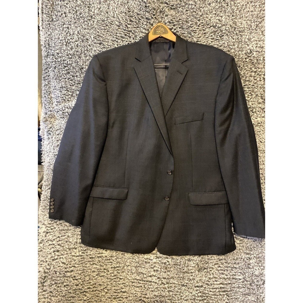 Men’s Gray RALPH LAUREN Wool Blazer jacket sport suit coat two button 50 R